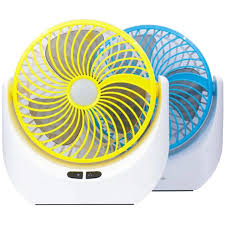 JY Super lithium rechargeable mini table fan with LED light - (JY-1880)
