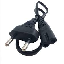 AC 220v 2 Pin 2 Feet Length AC Power Cable Cord