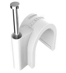 Electric Cable Clips 25mm 100 PCS